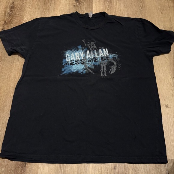 Gary Allan Tour T-Shirt Graphic Print Country‎ Music Concert Black VTG xxl - Picture 1 of 5